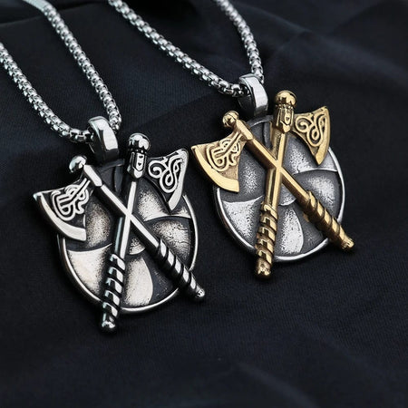 Viking Necklace - Axe Shield