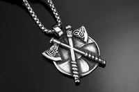 Viking Necklace - Axe Shield