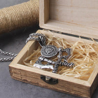 Viking Necklace \"Twin Axes Necklace