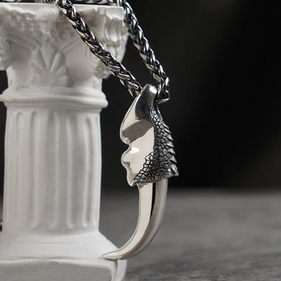 925 Sterling Silver Viking Necklace - La Griffe du Dragon