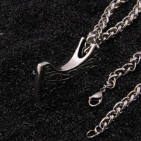 925 Sterling Silver Viking Necklace - The Battle Axe