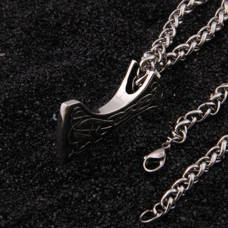 925 Sterling Silver Viking Necklace - The Battle Axe