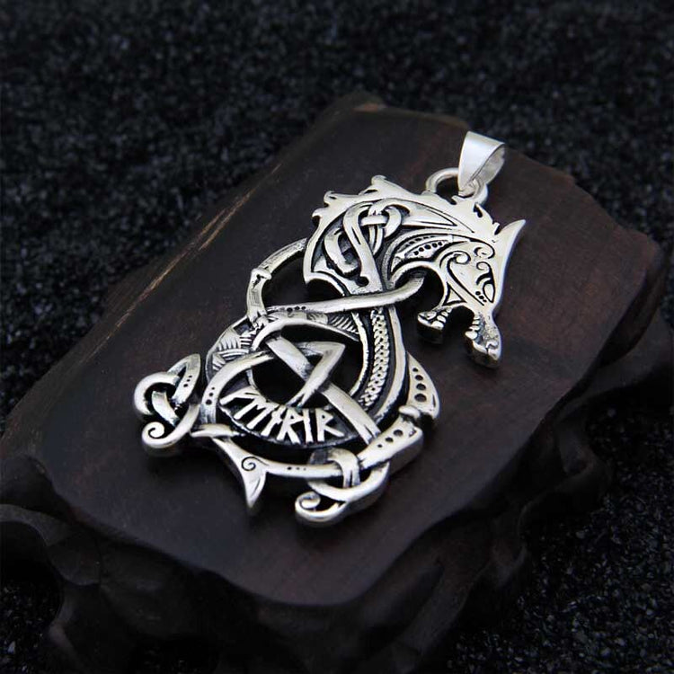 Pendant in 925 Sterling Silver - La Rage de Fenrir