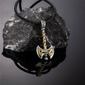 Viking necklace - Golden Viking axe