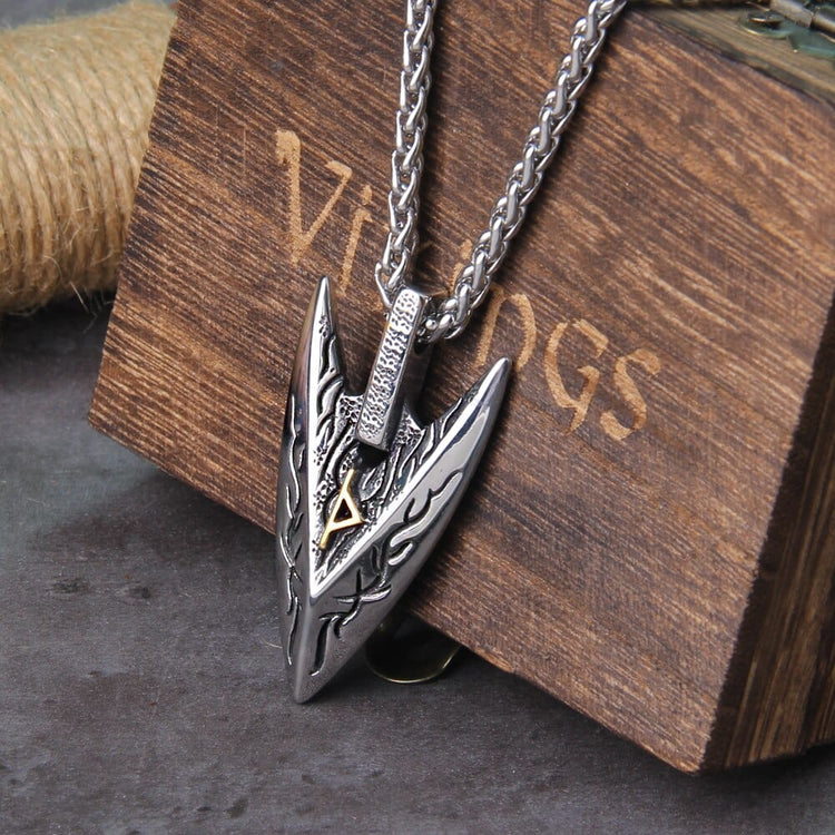 Viking Necklace "Spear of Destiny: Gungnir Necklace