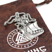 Viking necklace le grand drakkar