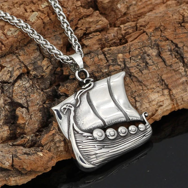 Viking necklace le grand drakkar