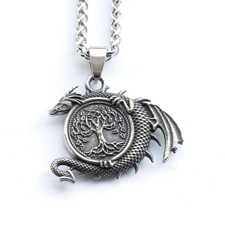 Viking necklace the protector of Yggdrasil