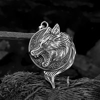 Viking necklace the roar of the great Fenrir