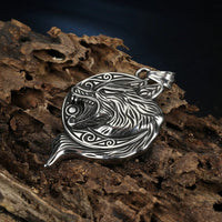 Viking necklace the roar of the great Fenrir