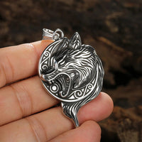 Viking necklace the roar of the great Fenrir