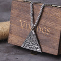 Viking Necklace "Link of Worlds: Yggdrasil Valknut Pendant