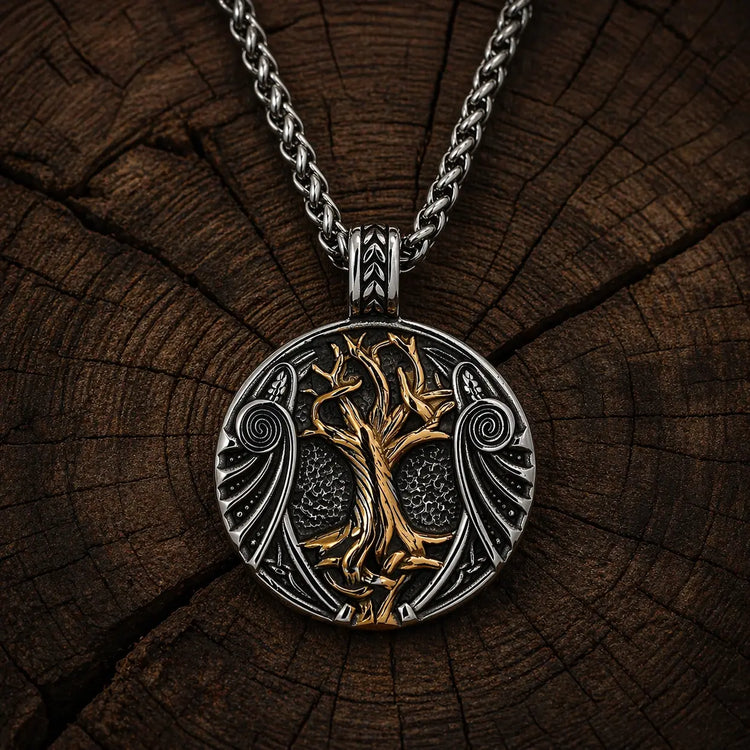 Viking Necklace \"Pendant of the World Tree\"