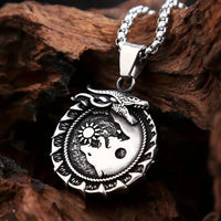 Indomitable Power\" viking necklace