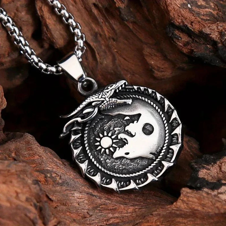 Indomitable Power\" viking necklace