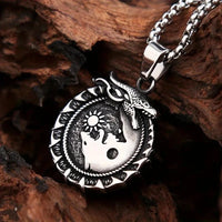 Indomitable Power\" viking necklace