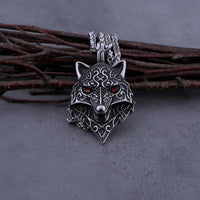Viking necklace Fenrir head