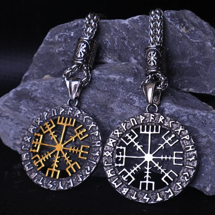 vegvisir \"find your way\" viking necklace