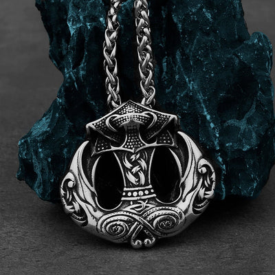 Viking Necklace "Medallion of the Hammer and Messenger