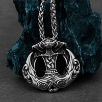 Viking Necklace \"Medallion of the Hammer and Messenger