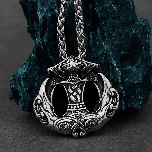 collier Collier Vikings "Médaillon du Marteau et du Messager" - Odins Hall