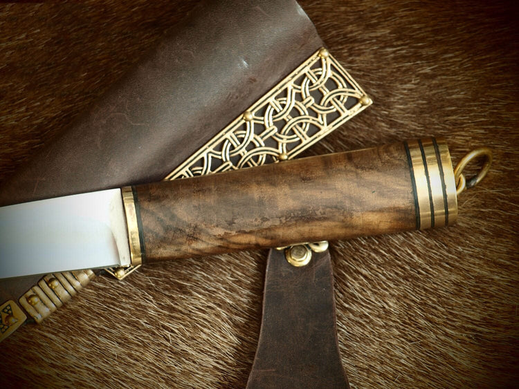 Viking knife - Valknut dagger