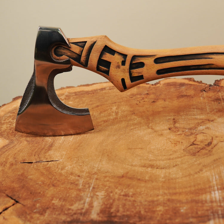 Viking Warrior Axe - \"Eclipse of Hrafn and Skuggi