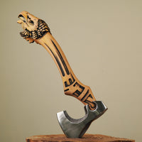 Viking Warrior Axe - \"Eclipse of Hrafn and Skuggi