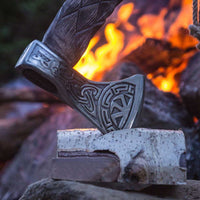 Viking Warrior Axe - \"Winter's Maelstrom