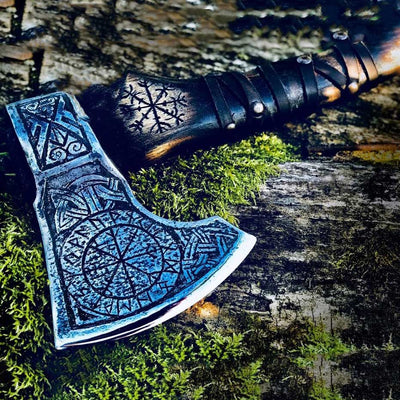 Viking Warrior Axe - "Shadow of the Gods