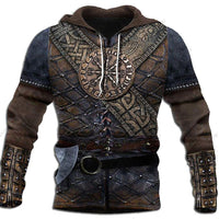 Vegvisir, the warrior's compass\" Viking Hoodie