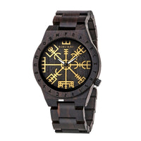 Wooden watch - Vegvisir