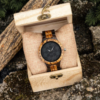 Wooden watch - Vegvisir