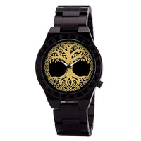 Wooden watch - Yggdrasil