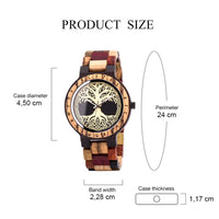 Wooden watch - Yggdrasil Bois Intense