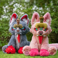 Fenrir wolf plush - Pink