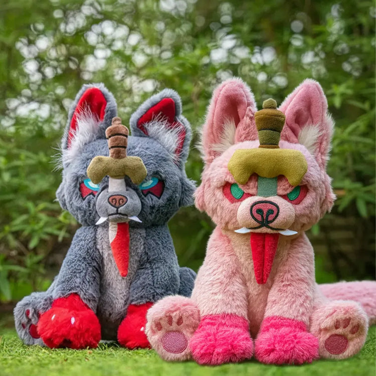Fenrir wolf plush - Pink