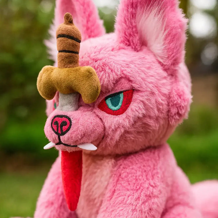 Fenrir wolf plush - Pink