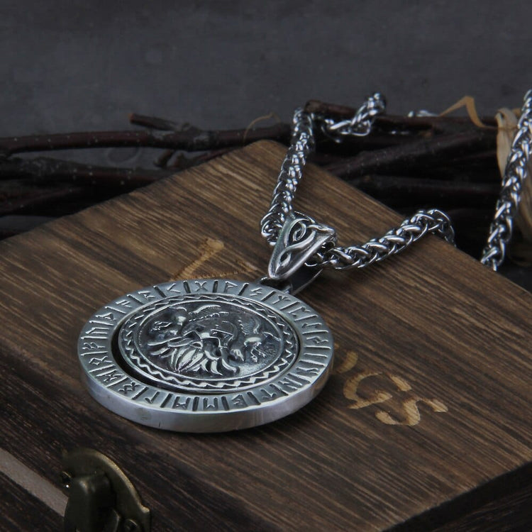 Pendant in 925 Sterling Silver - The Power of Odin