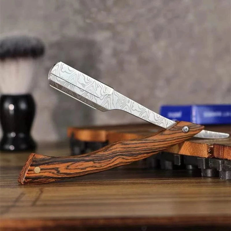 Wooden beard shaver
