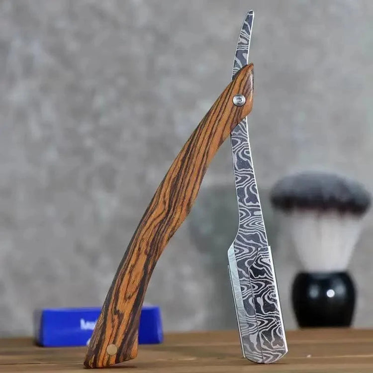 Wooden beard shaver