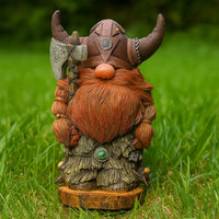 Large Viking warrior statue