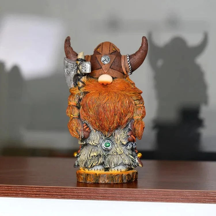 Large Viking warrior statue