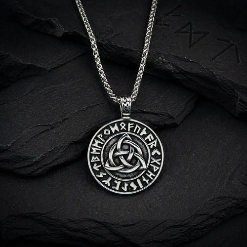 Collier nordique Talisman de protection runique Viking - Odins Hall