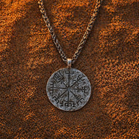 Viking runic talisman in stainless steel