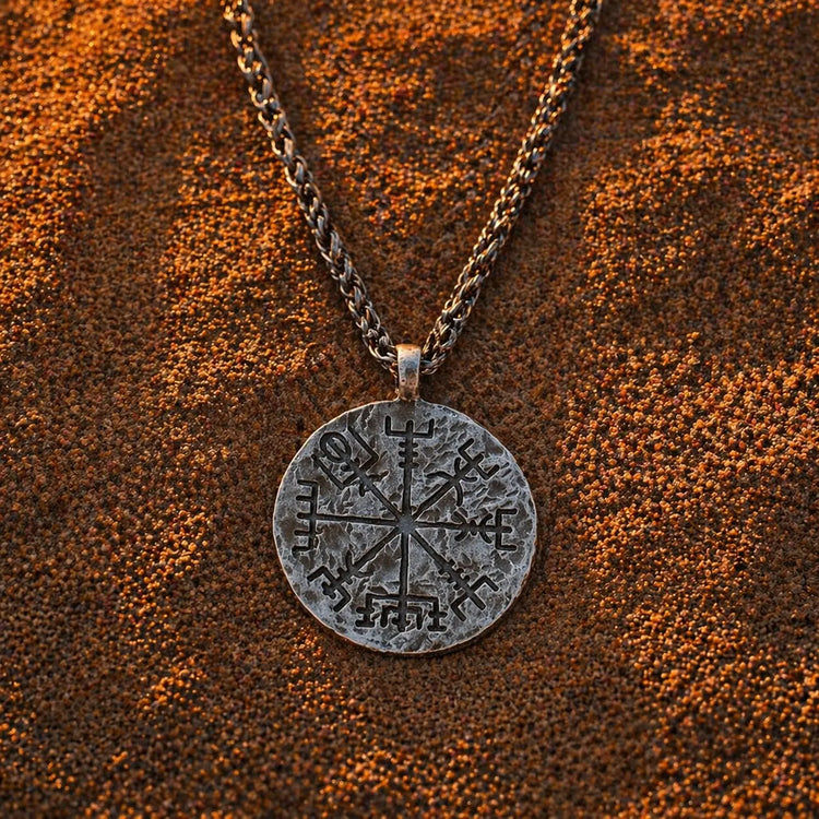 Viking runic talisman in stainless steel