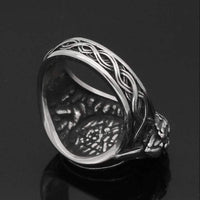 Valknut Symbol Ring - Stainless Steel - Viking