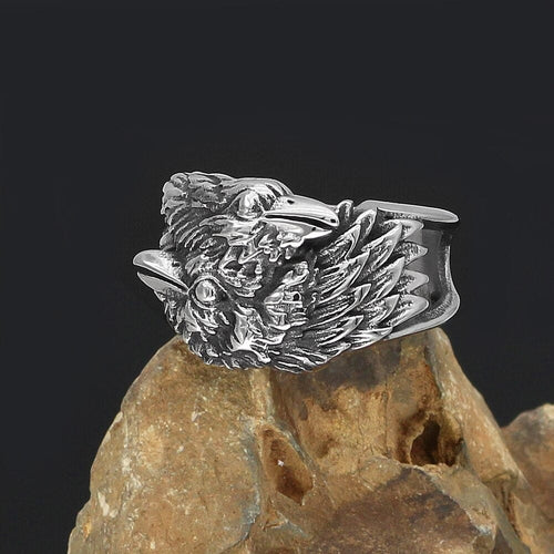 Bague Bague Corbeaux messagers d'Odin - Odins Hall