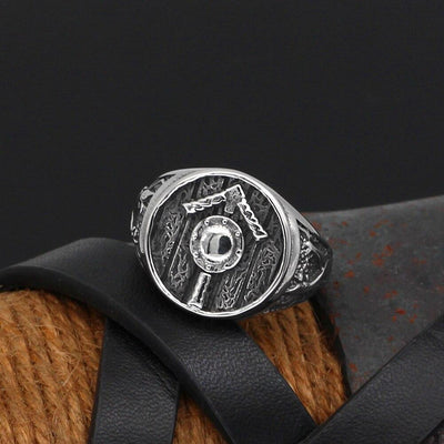 Nordic Rune Ring | Stainless Steel