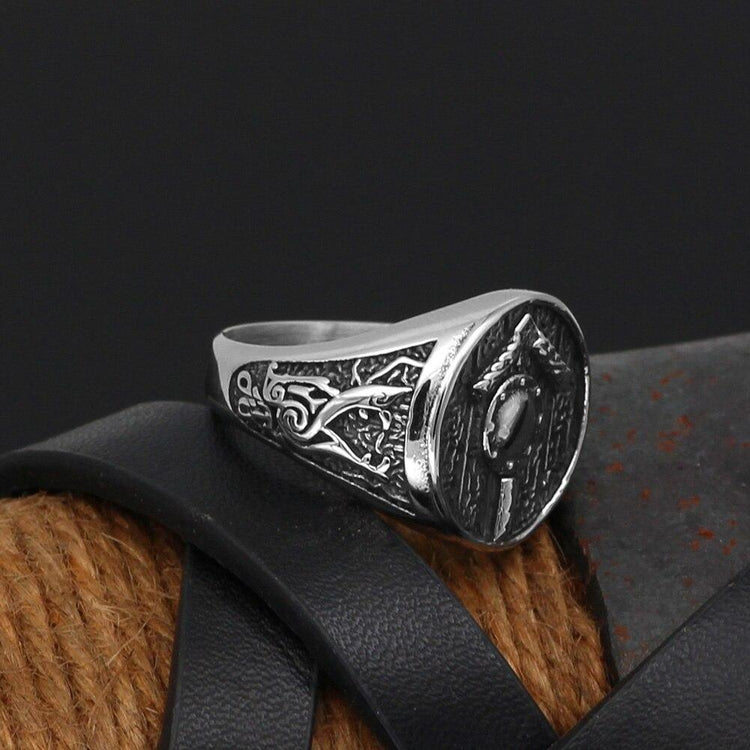 Nordic Rune Ring | Stainless Steel